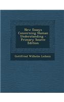 New Essays Concerning Human Understanding - Primary Source Edition