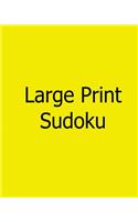 Large Print Sudoku: Fun, Large Grid Sudoku Puzzles