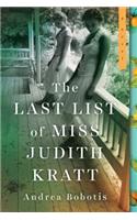 Last List of Miss Judith Kratt