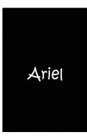 Ariel - Black Notebook / Extended Lined Pages / Quality Soft Matte Cover: An Ethi Pike Collectible