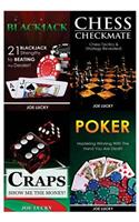 Blackjack & Chess Checkmate & Craps & Poker