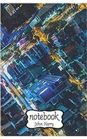 Notebook Journal Dot-grid, Graph, Lined, Blank, No Lined - Night City: Small Pocket Notebook / Journal / Diary