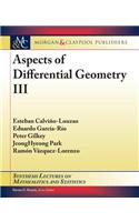 Aspects of Differential Geometry III