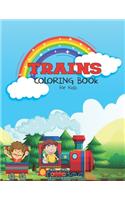 Trains Coloring Book for Kids