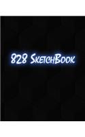 828 SketchBook: 828 pages sketch book 7.5X9.25 in the Biggest sketchbook ever