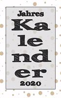 Jahres Kalender 2020