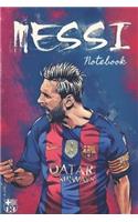MESSI NOTEBOOK COLOURS Notebook For Fc Barcelona Fans: Lined Notebook / Journal Gift, 120 Pages, 6x9, Soft Cover, Matte Finish