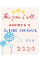This Year I Will Andrea's 2020 Guided Journal
