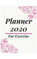 Planner 2020 for Exercise