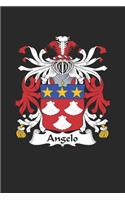 Angelo: Angelo Coat of Arms and Family Crest Notebook Journal (6 x 9 - 100 pages)