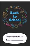 Graph Paper Notebook Back To School
