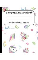 Wide Ruled Composition Notebook