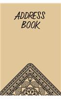 Beige Hanky Address Book