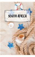 South Africa: Ruled Travel Diary Notebook or Journey Journal - Lined Trip Pocketbook for Men and Women with Lines