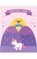 Unicorn Sketchbook Journal, Unicorn Notebook, Sketchbook for Girls