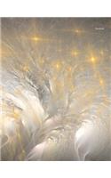 Notebook: Wide-Ruled, Notebook, 110 Pages, Full Size (8.5 X 11 Inches), Large, Glossy Cover, Design on Front and Back