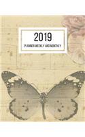 2019 Planner Weekly and Monthly: January to December 2019 Planner - 8 x 10 Inches - Paperback(26 52 Week Planner)