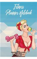 Fitness Planner Notebook: Fitness Agenda, Fitness Planner Binder, Fitness Journal and Planner, Fitness Journal for Women, Fitness Journaling, Fitness Happy Planner, Fitness J