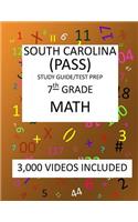 7th Grade SOUTH CAROLINA PASS TEST, 2019 MATH, Test Prep