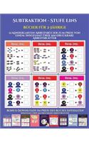 Bücher für 2-Jährige (Subtraktion - Stufe Eins): 12 Kindergarten-Arbeitsbücher zum Preis von einem. Insgesamt über 300 druckbare Arbeitsblätter(30 Bücher Für 2-Jährige)