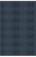 Classic Blue Diamonds Notebook: 5.5" x 8.5" 150 Lined Pages Glossy Durable Softcover