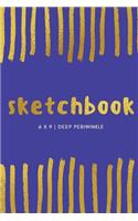 Sketchbook: Deep Periwinkle: Sketchbook 6 x 9, Cool Sketchbook, Sketchbook Notebook, Blank Sketchbook, Sketchbook Journal, Travel Sketchbook, Quality Sketchbook