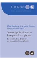 Sens Et Signification Dans Les Espaces Francophones: La Construction Discursive Du Concept de Francophonie