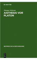 Aisthesis VOR Platon
