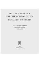 Die Evangelischen Kirchenordnungen Des XVI. Jahrhunderts