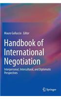 Handbook of International Negotiation