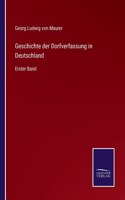 Geschichte der Dorfverfassung in Deutschland