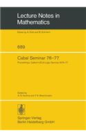 Cabal Seminar 76-77