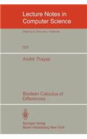 Boolean Calculus of Differences: (101 Lecture Notes in Computer Science)