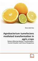 Agrobacterium tumefeciens mediated transformation in agric.crops