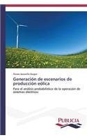 Generación de escenarios de producción eólica