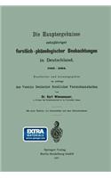 Die Hauptergebnisse zehnjähriger forstlich-phänologischer Beobachtungen in Deutschland. 1885–1894