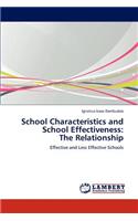 School Characteristics and School Effectiveness
