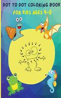 Dot to dot coloring book for kids ages 4-8
