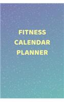 Fitness Calendar Planner - (Workout Calendar 2020, Daily Fitness Log, Workout Activity Log Tracker, Fitness Calendar 2020)