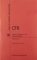 Code of Federal Regulations, Title 38, Pensions, Bonuses, and Veterans' Relief, PT. 0-17, Revised as of July 1, 2013