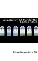 Catalogue of 1905 Stars for the Equinox 1865am0