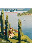France: Vintage Travel Posters 2019 Wall Calendar
