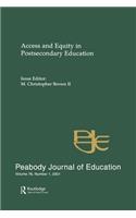 Access and Equity in Postsecondary Education