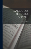 Langue des Bèdouins Anazeh