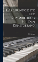 Grundgesetz Der Stimmbildung Für Den Kunstgesang
