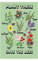 Plant These Save The Bees