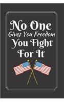 No One Gives You Freedom You Fight For It