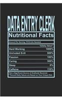 Data Entry Clerk Nutritional Facts