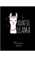 Auntie Llama PLANNER 2020: 2020 Weekly Planner. Monthly Calendars, Daily Schedule, Important Dates, Mood Tracker, Goals and Thoughts all in One!