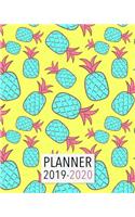 Planner 2019-2020: 18 Month Academic Planner. Monthly and Weekly Calendars, Daily Schedule, Important Dates, Mood Tracker, Goals and Thoughts all in One! Cute Pineappl